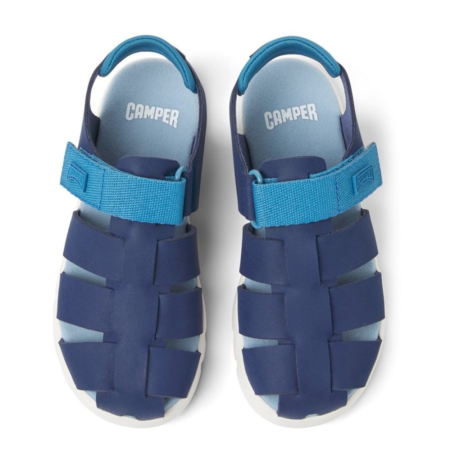 Boys The Children's Shoe Company Trekking Sandals | K800242-020 Oruga Fisherman Style Sandal