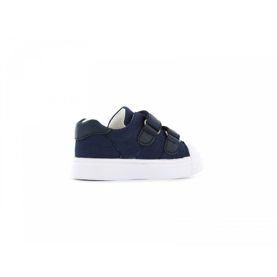 Boys The Children's Shoe Company Canvas | Velcro Canvas & Leather Shoe