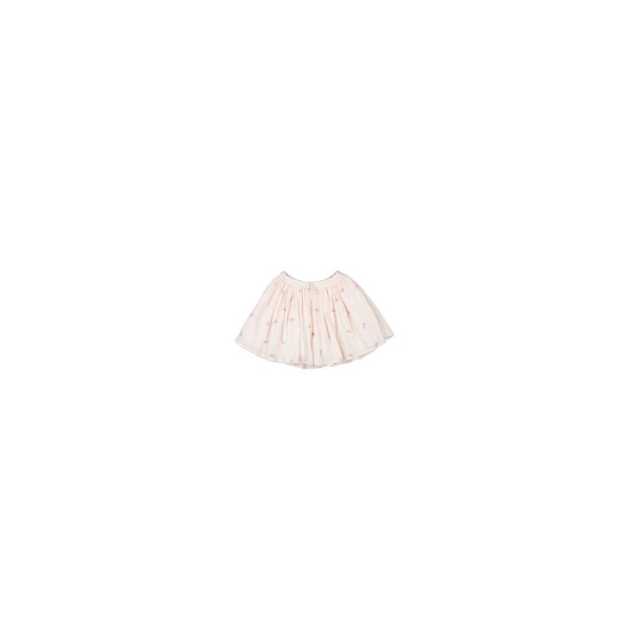 Clothing & Accessories The Children's Shoe Company Skirts | Sille Light Cotton Skirt In Rose Peony