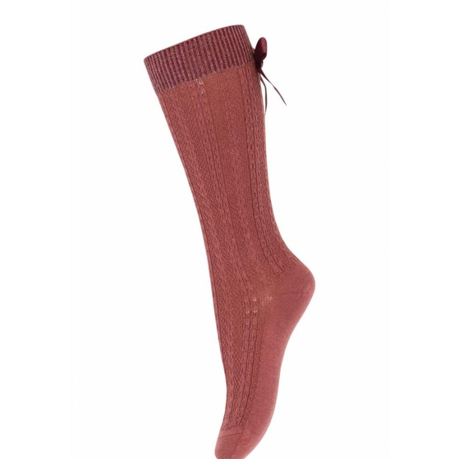 Clothing & Accessories The Children's Shoe Company Socks | Annie Knee Socks In Hot Chocolate