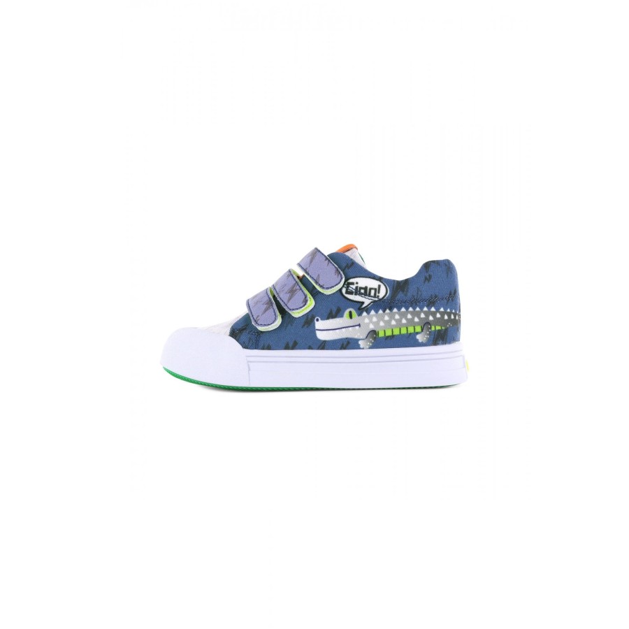 Boys The Children's Shoe Company Canvas | Crocodile Canvas Shoe