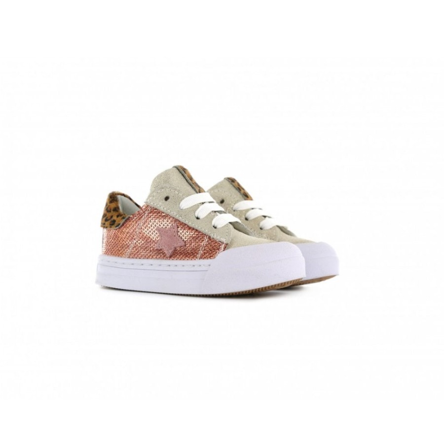 Girls The Children's Shoe Company Canvas | Laced & Zipped Trainer Style Shoe