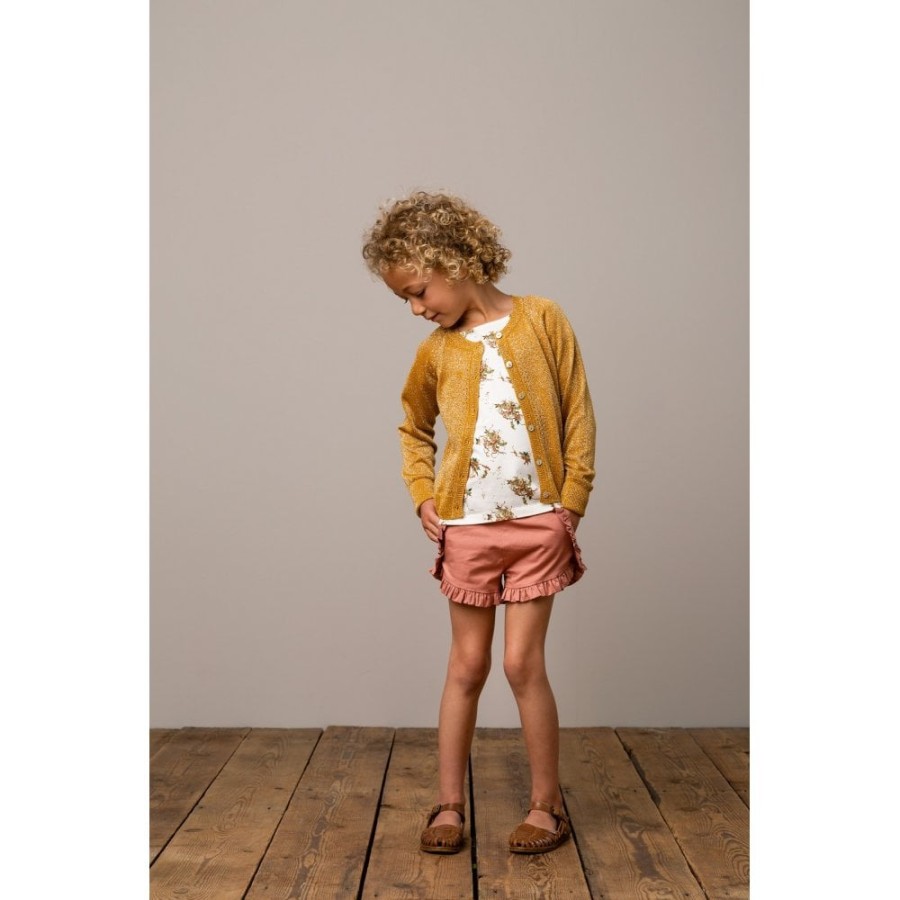 Clothing & Accessories The Children's Shoe Company Shorts | Pytte Chino Twill Shorts - Morning Rose