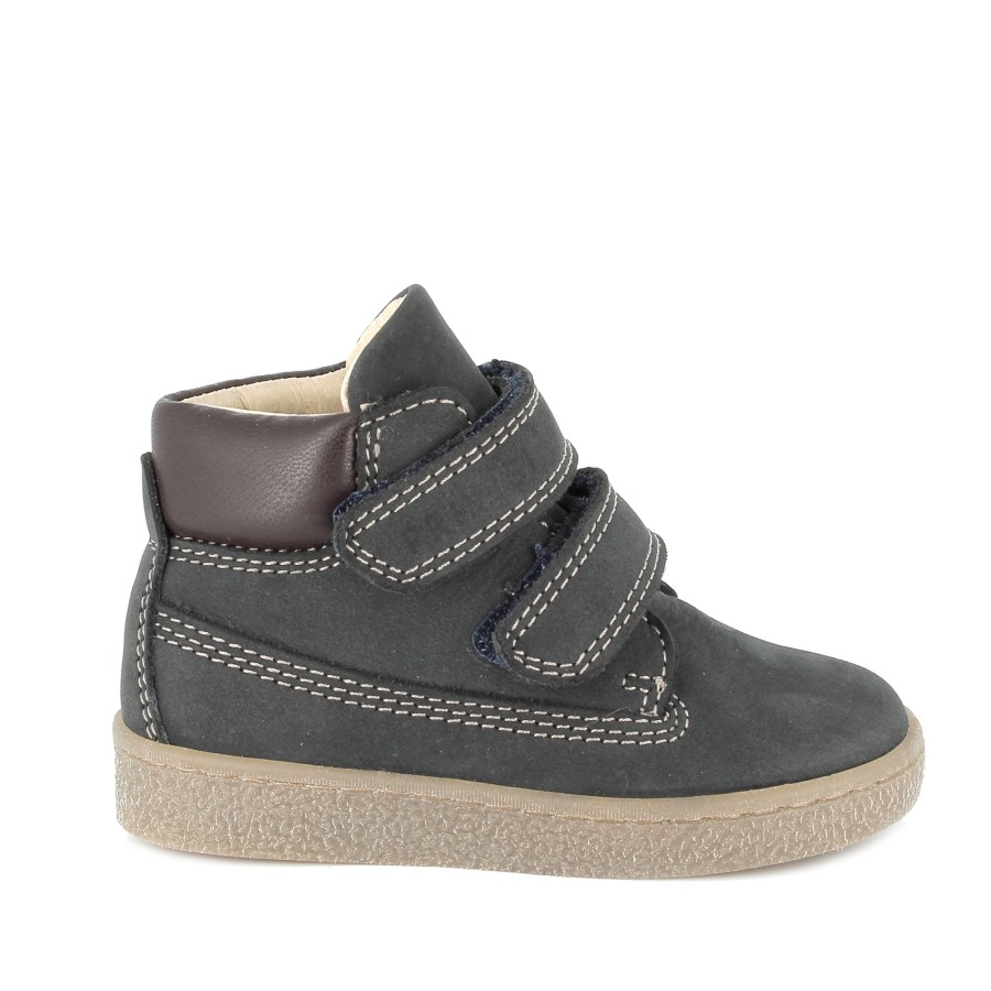 Boys The Children's Shoe Company Short Boots | Phm 49174 Slim Fit Velcro Boot