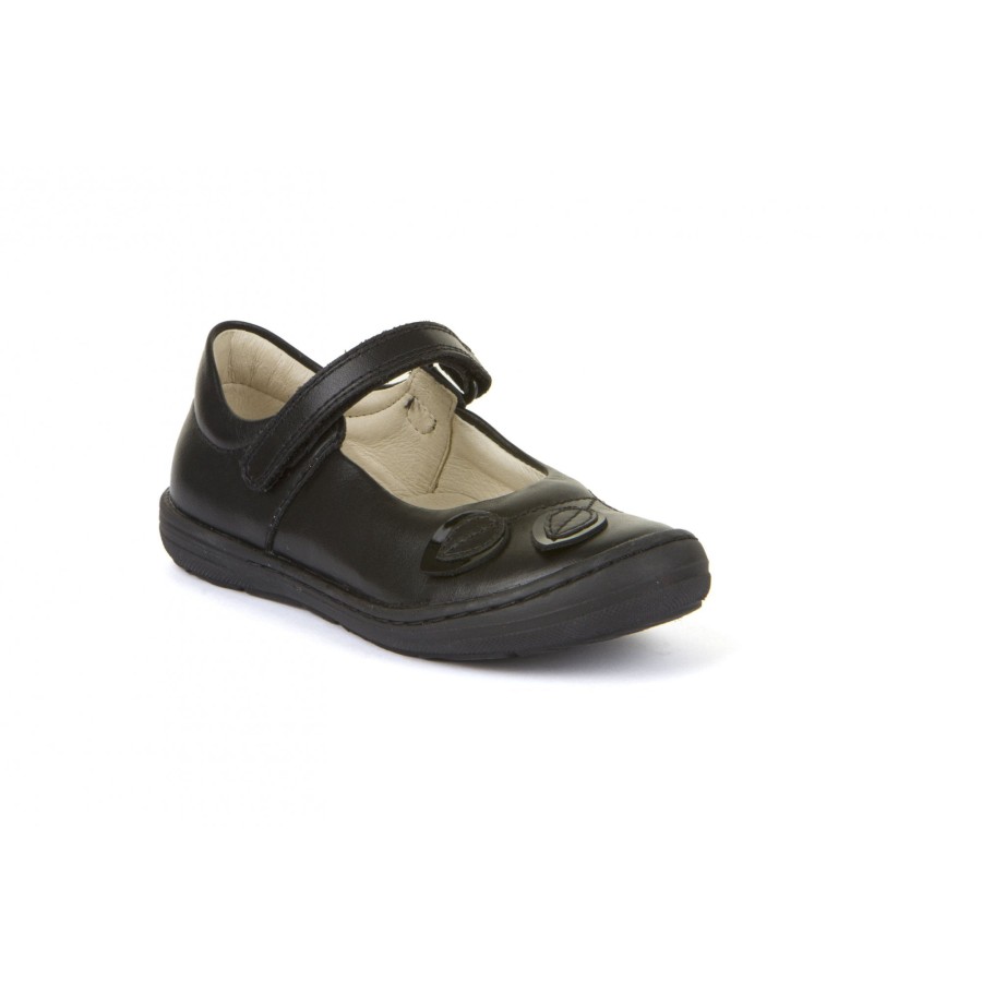 School Shoes The Children's Shoe Company Velcro School Shoes | G3140180 Mia Style School Shoe With Leaf Design