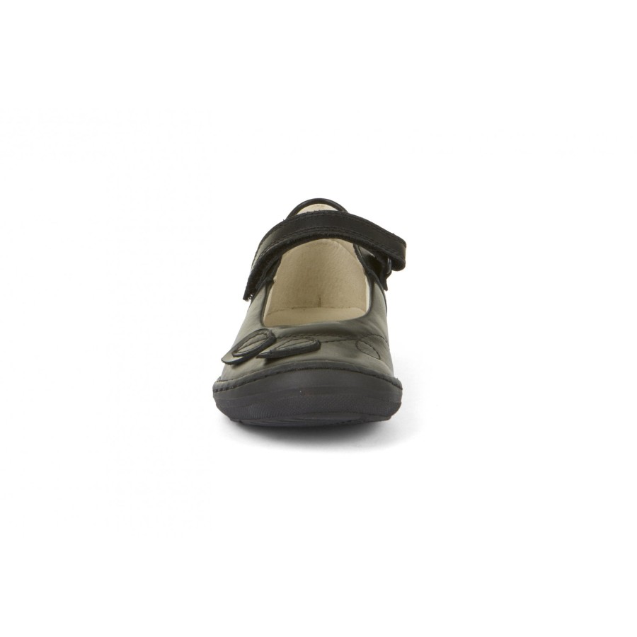 School Shoes The Children's Shoe Company Velcro School Shoes | G3140180 Mia Style School Shoe With Leaf Design