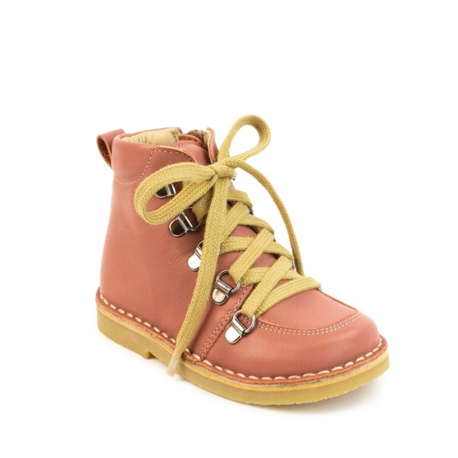 Girls The Children's Shoe Company Short Boots | Kent Zipped & Laced Boot