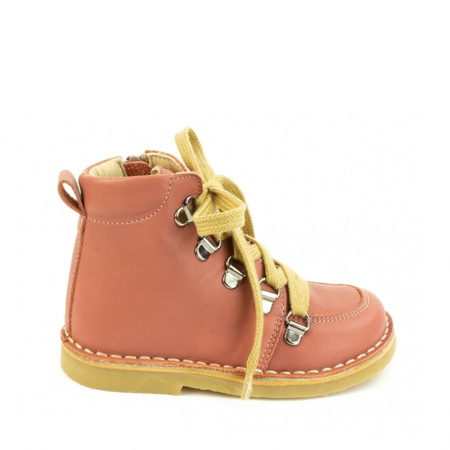 Girls The Children's Shoe Company Short Boots | Kent Zipped & Laced Boot