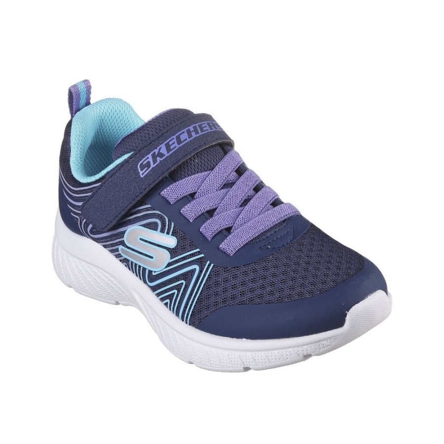 Girls The Children's Shoe Company Trainers | Microspec Plus - Swirl Sweet Trainer