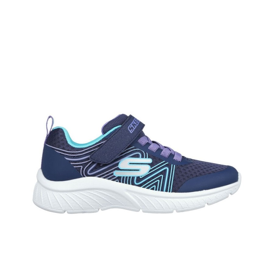 Girls The Children's Shoe Company Trainers | Microspec Plus - Swirl Sweet Trainer