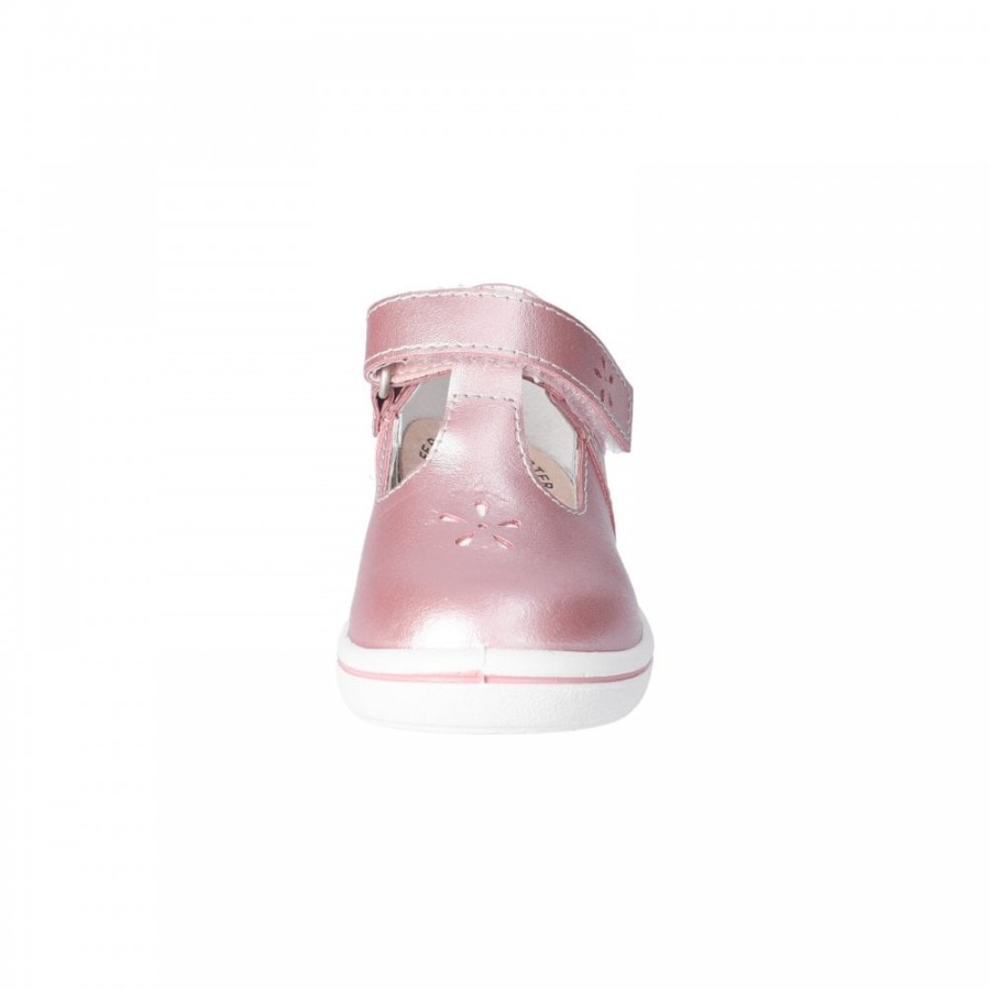 Girls The Children's Shoe Company First Walkers | Winona Tbar Shoe In Rose