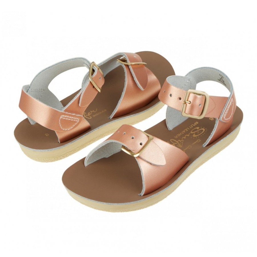 Girls The Children's Shoe Company Waterproof Sandals | Surfer In Rose Gold