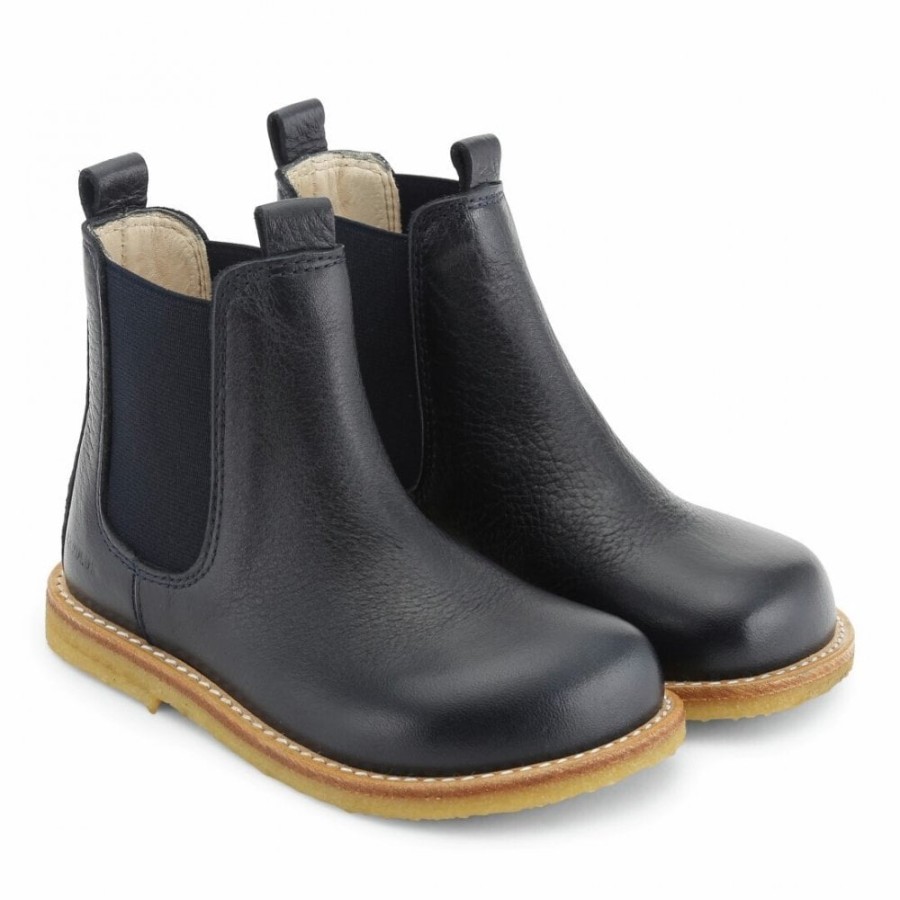 Boys The Children's Shoe Company Short Boots | Chelsea Boot In Navy Blue