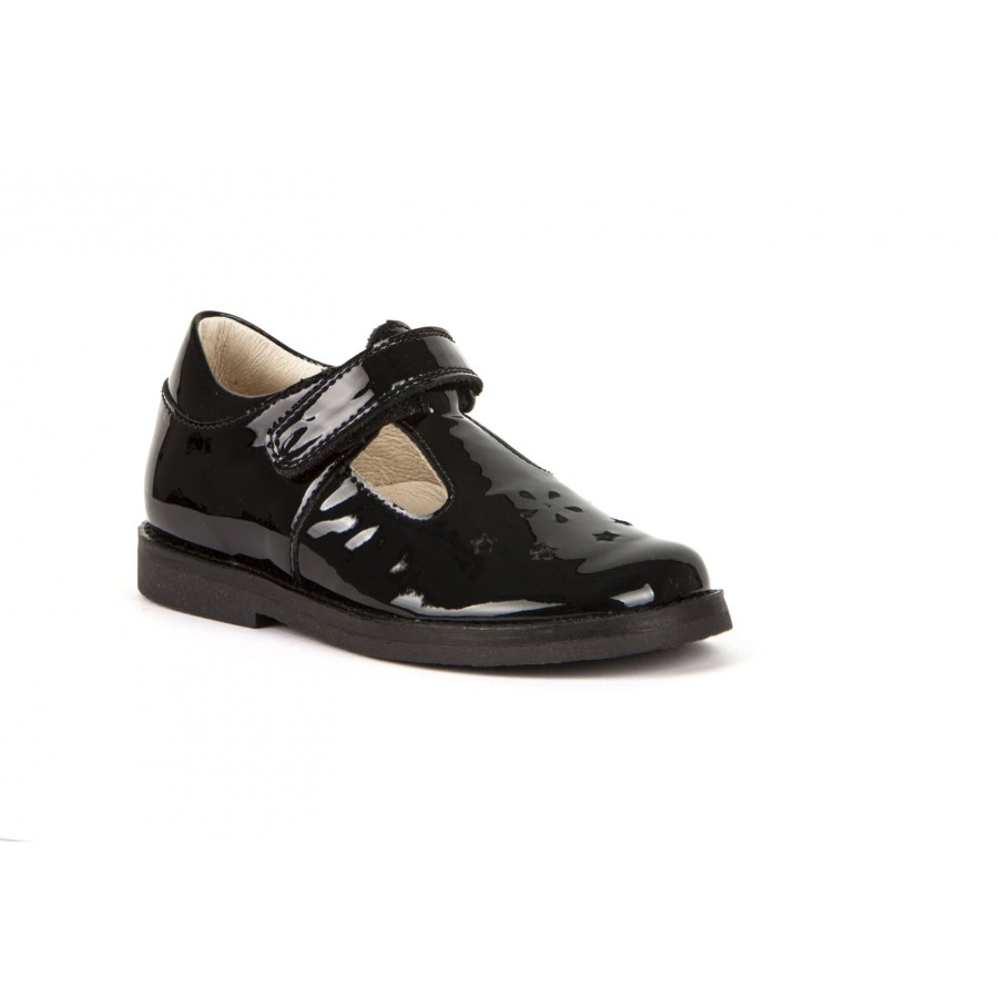 School Shoes The Children's Shoe Company T Bar School Shoes | G3140128 Evia Patent Tbar Shoe