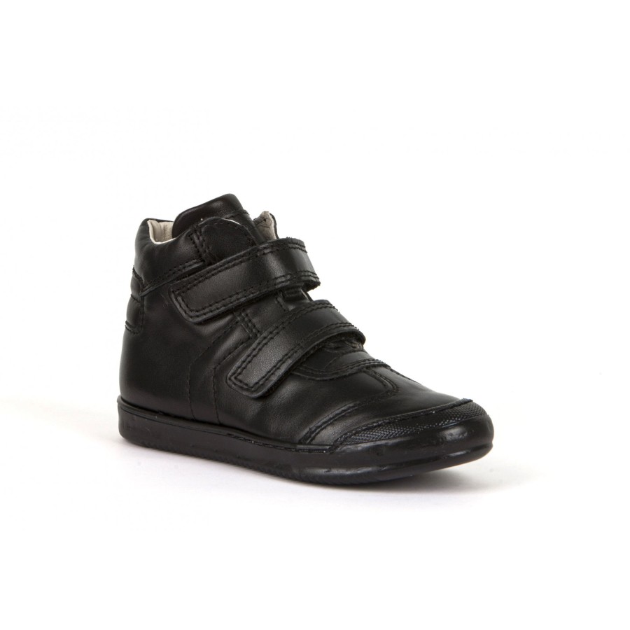 School Shoes The Children's Shoe Company Sporty School Shoes | G3110171 Velcro Ankle Boot Black