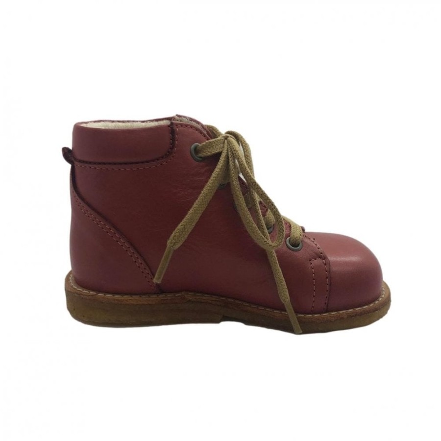 Girls The Children's Shoe Company Lace Up Boots | Laced Starter Boot Wool Lined