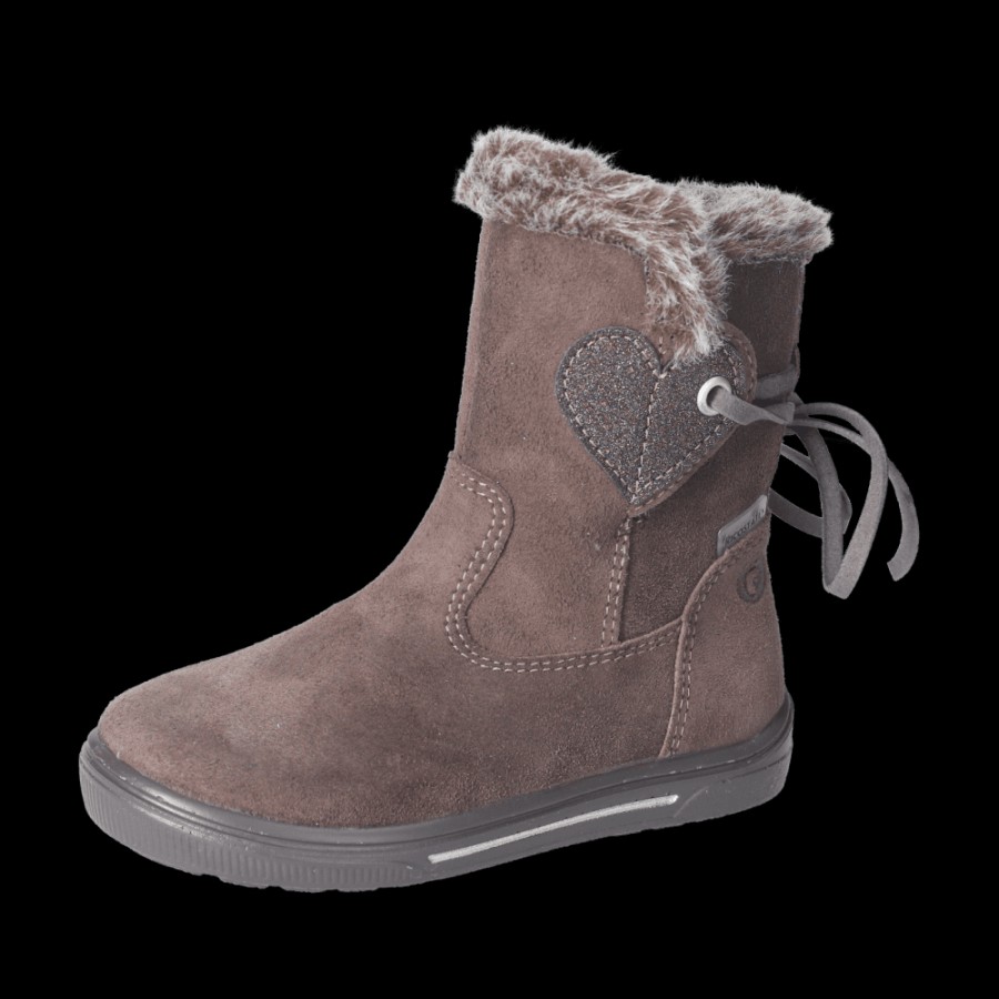 Girls The Children's Shoe Company Long Boots | Heart Tex Boot In Quinoa