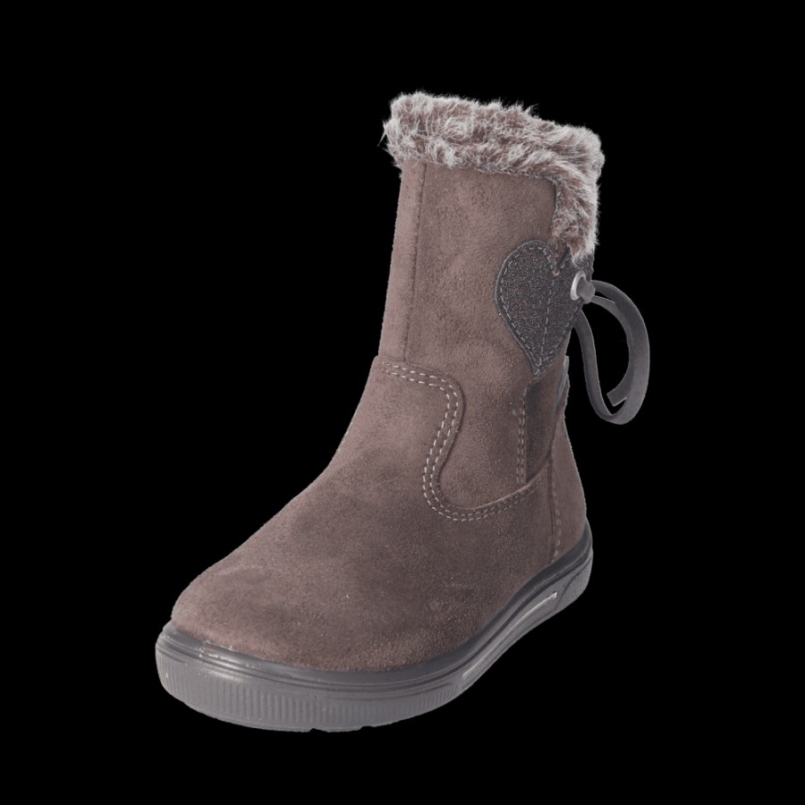 Girls The Children's Shoe Company Long Boots | Heart Tex Boot In Quinoa