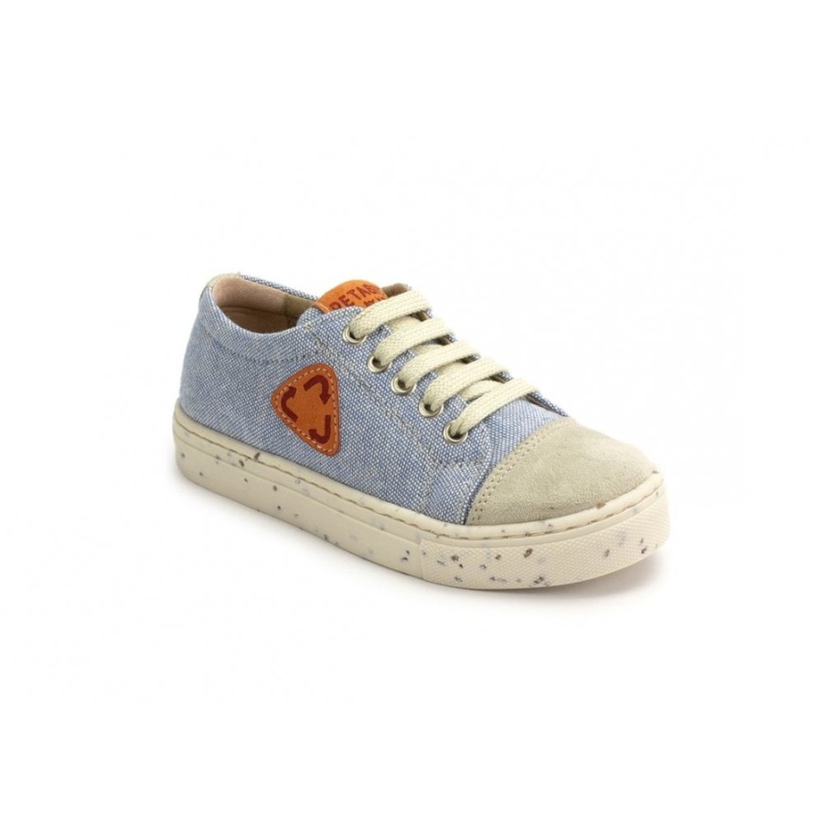 Boys The Children's Shoe Company Canvas | Tyler Laced Shoe In Ecotext