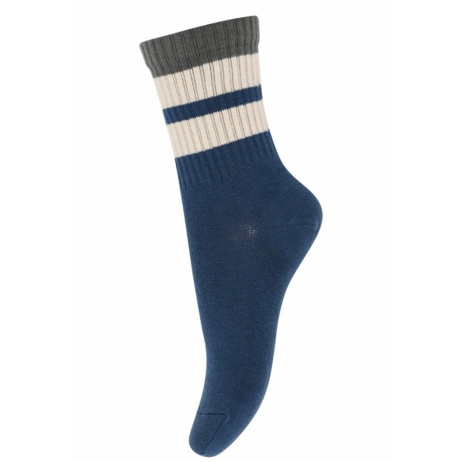 Clothing & Accessories The Children's Shoe Company Socks | Frej Socks In Dark Demin