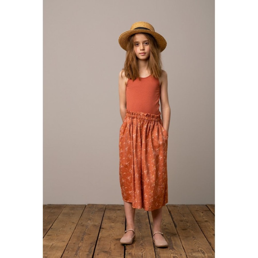 Clothing & Accessories The Children's Shoe Company Skirts | Sanni Drapy Viscose Skirt - Millefleur