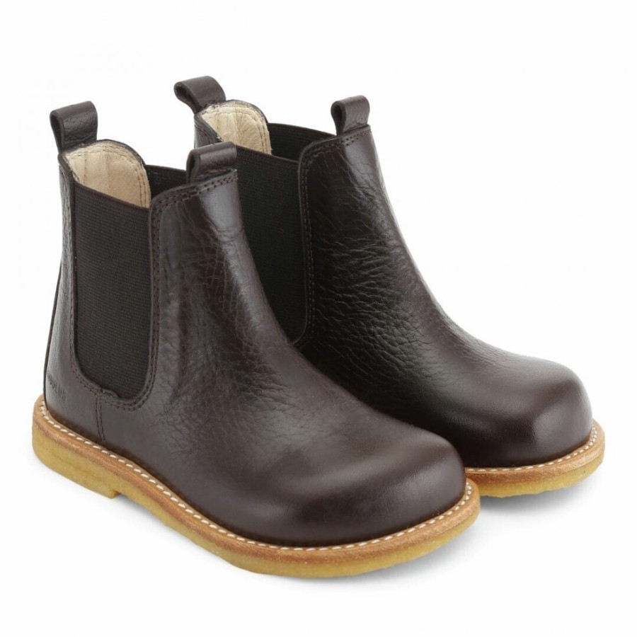 Boys The Children's Shoe Company Short Boots | Chelsea Boot In Dark Brown