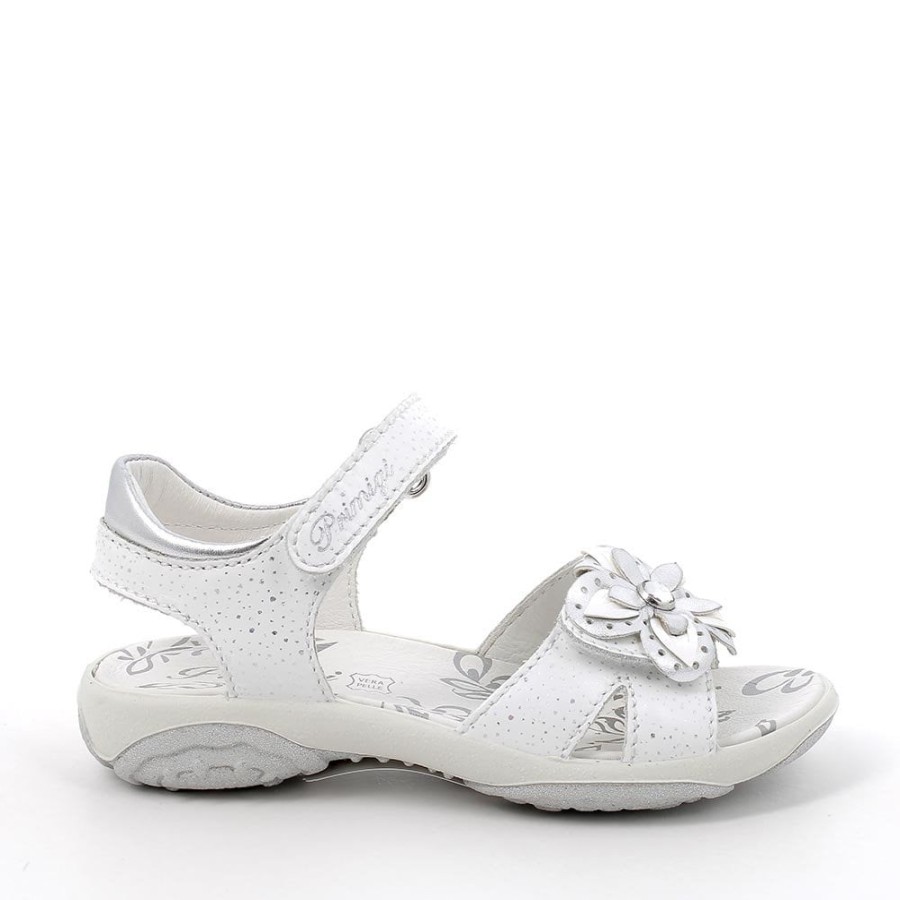 Girls The Children's Shoe Company Open Toe Sandals | Pbr 38823 Sandal With Flower Detail