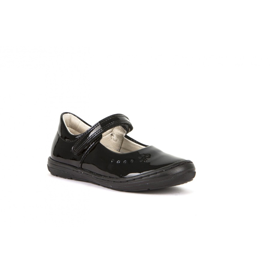 School Shoes The Children's Shoe Company Mary Jane School Shoes | G3140053 Bumper Toe With Flower Imprint