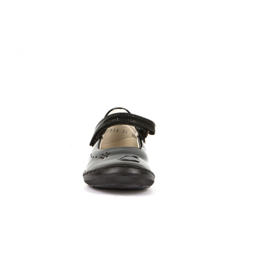 School Shoes The Children's Shoe Company Mary Jane School Shoes | G3140053 Bumper Toe With Flower Imprint