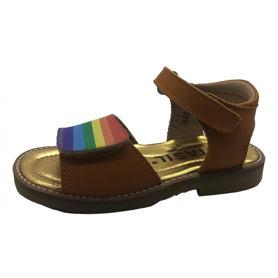 Girls The Children's Shoe Company Open Toe Sandals | Rainbow Sandal