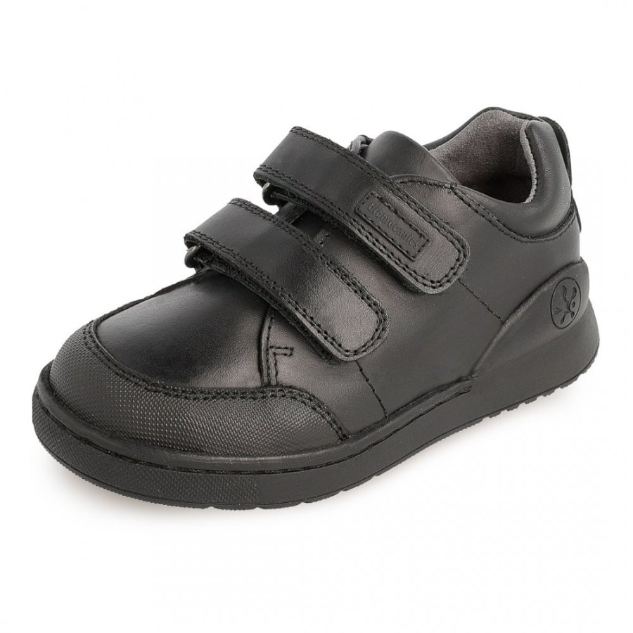 School Shoes The Children's Shoe Company Smart School Shoes | Double Velcro With Bumper Toe